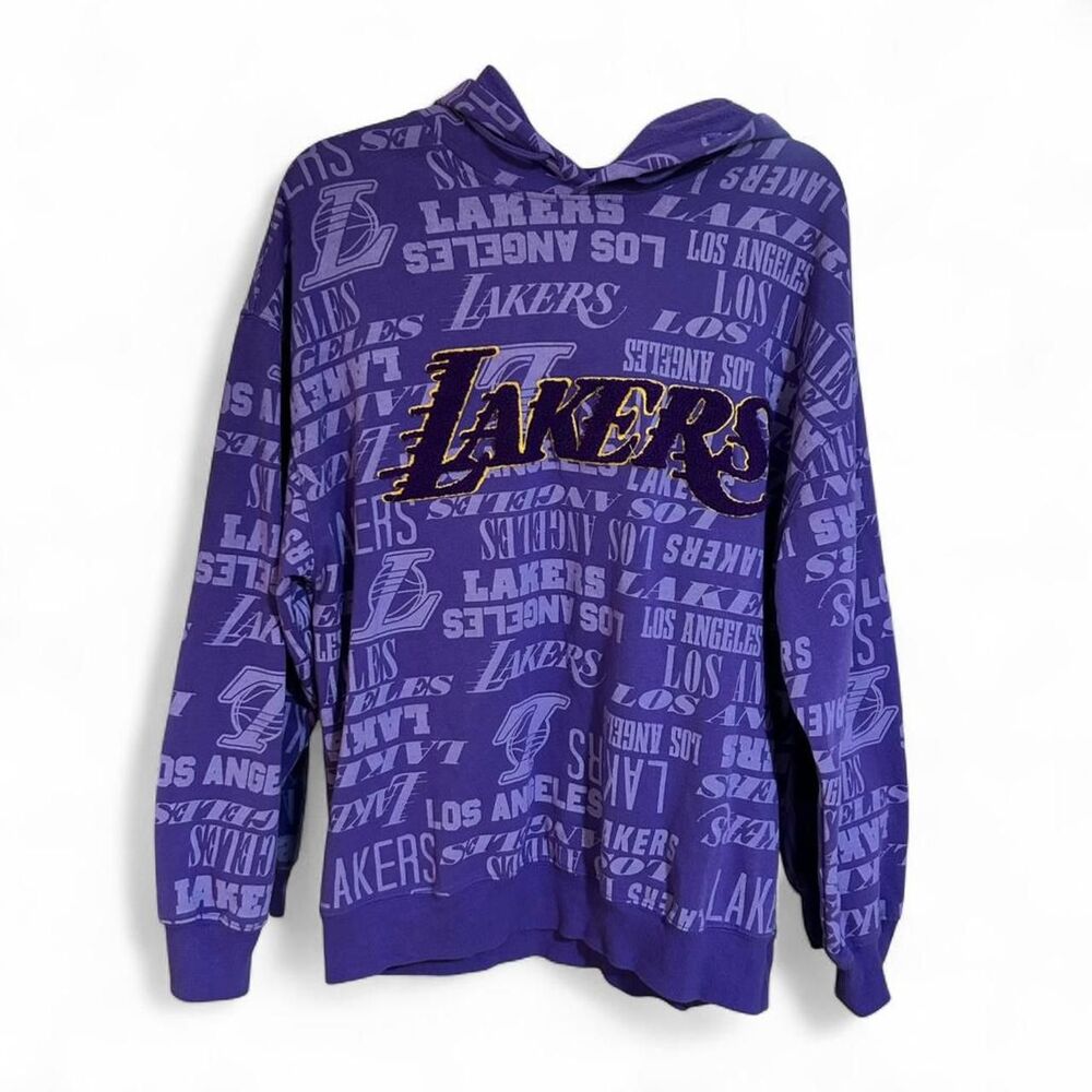 Nba Lakers Men's or Women's Purple logo Hoodie XL
